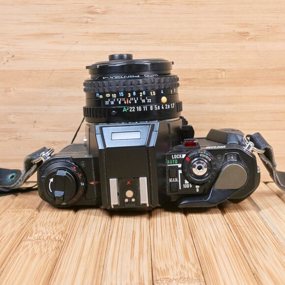 Pentax Program Plus 35mm SLR Film Camera, with SMS Pentax 1:1.7 50mm Lens - Picture 4 of 7